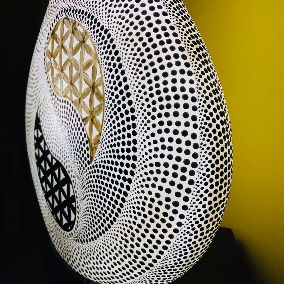 Ethnische Lampe Tao Nachttischleuchte Yin & Yang
