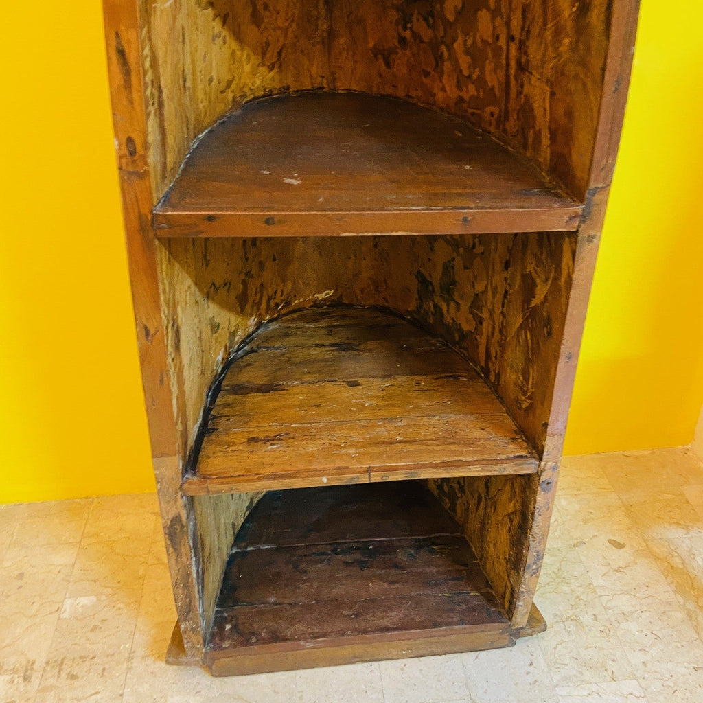 Libreria canoa in teak mobile etnico espositore - ETNICBAY