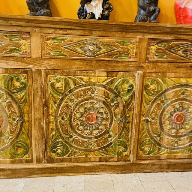 Buffet meuble TV buffet bois teck buffet ethnique