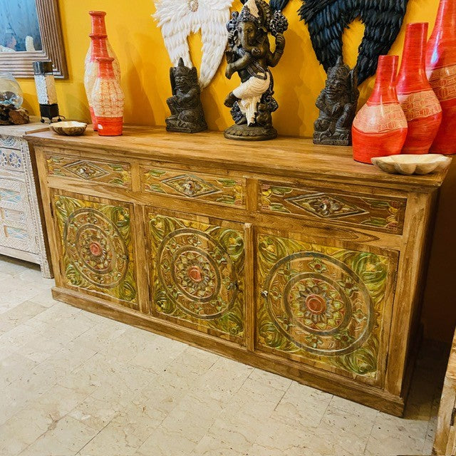 Buffet meuble TV buffet bois teck buffet ethnique