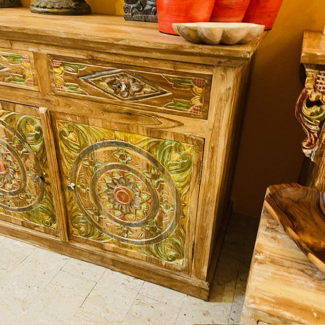 Buffet meuble TV buffet bois teck buffet ethnique