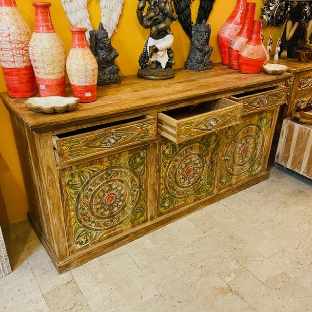 Buffet meuble TV buffet bois teck buffet ethnique