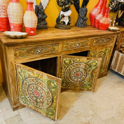 Buffet meuble TV buffet bois teck buffet ethnique