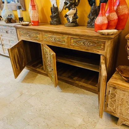 Buffet meuble TV buffet bois teck buffet ethnique