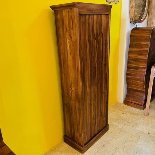 Cave à vin ethnique mobile pour bouteilles et verres