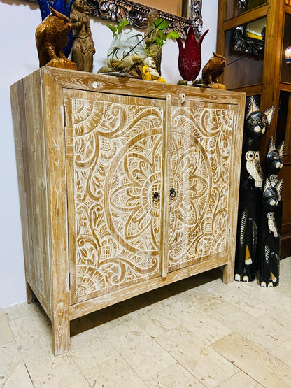 Buffet etnico shabby chic mobile ingresso madia