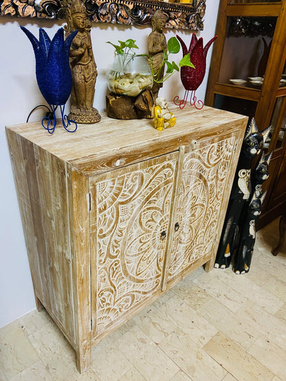 Buffet etnico shabby chic mobile ingresso madia