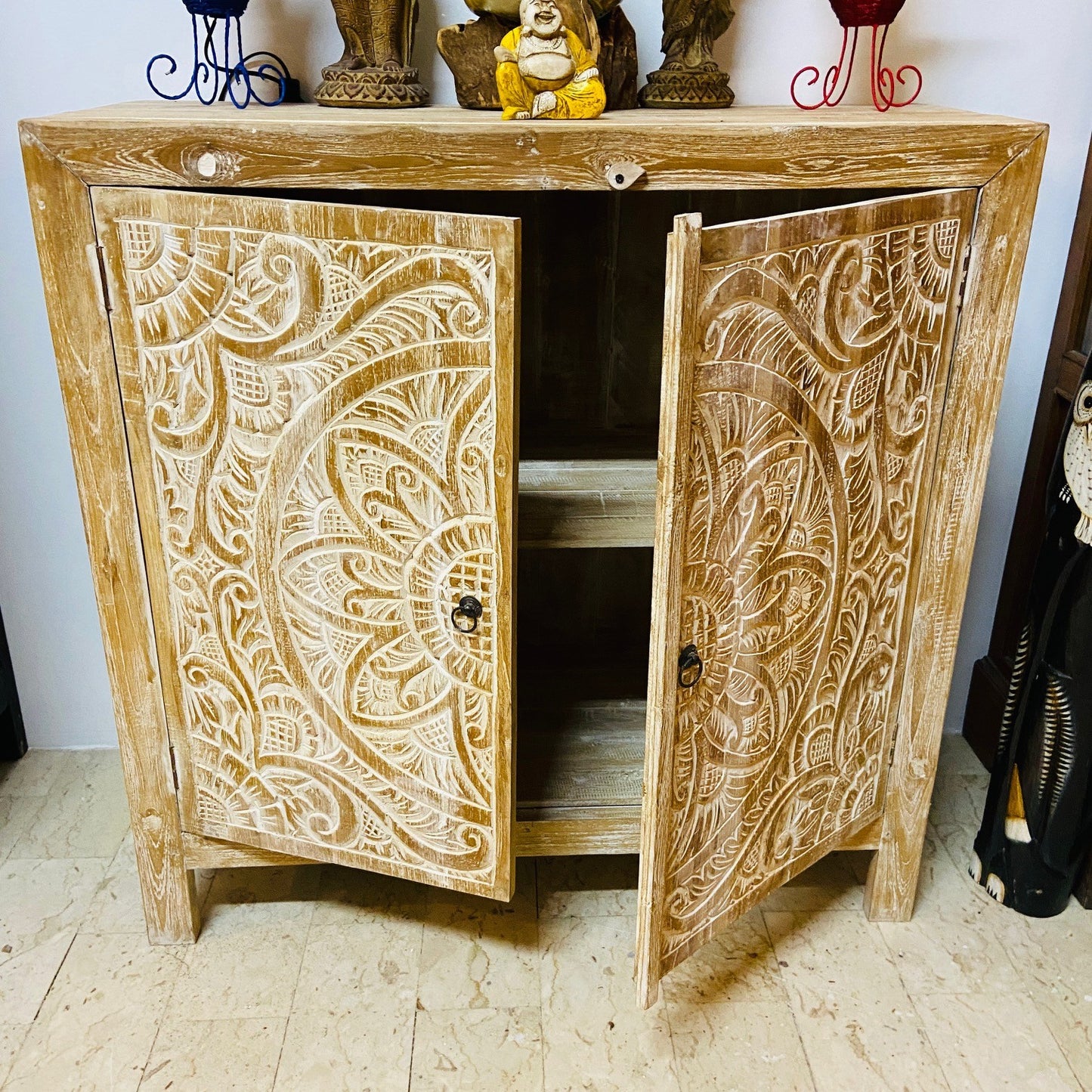 Buffet etnico shabby chic mobile ingresso madia