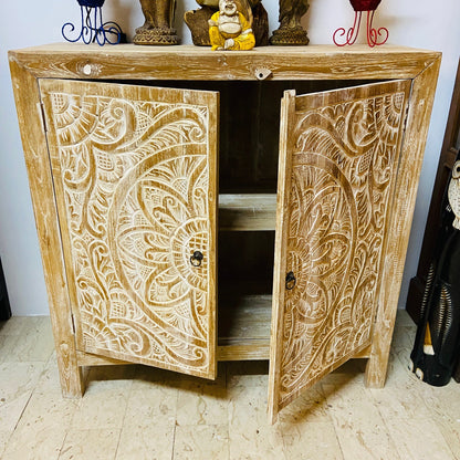 Buffet etnico shabby chic mobile ingresso madia