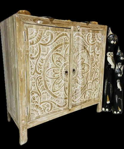 Buffet etnico shabby chic mobile ingresso madia