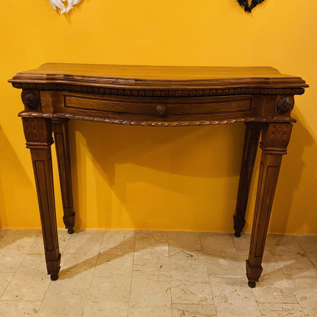 Scrivania Etnica Legno Teak Scrittoio Coloniale - ETNICBAY
