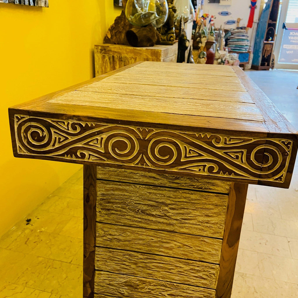 Consolle Etnica in Teak Mobile Ingresso Pigreco - ETNICBAY
