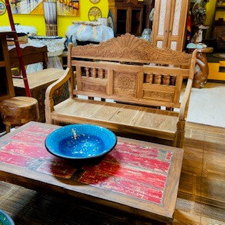 Plateau vide-poches en mosaïque de verre, pièce maîtresse