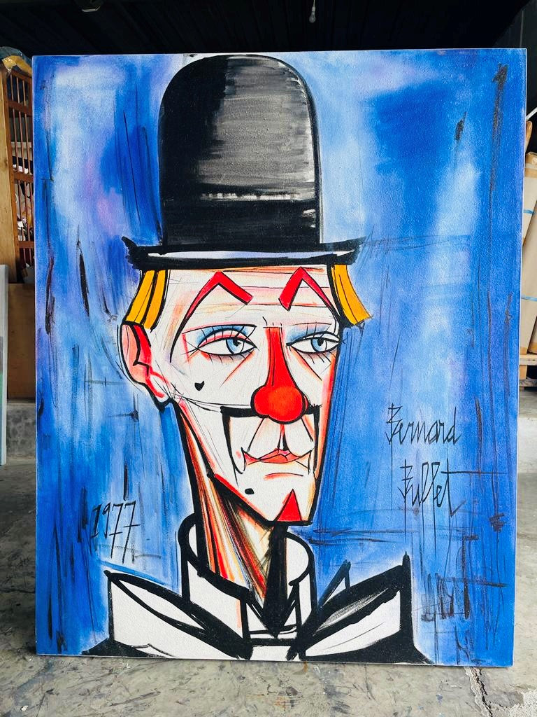 Bernard buffet quadro pagliaccio e Impressionismo - ETNICBAY