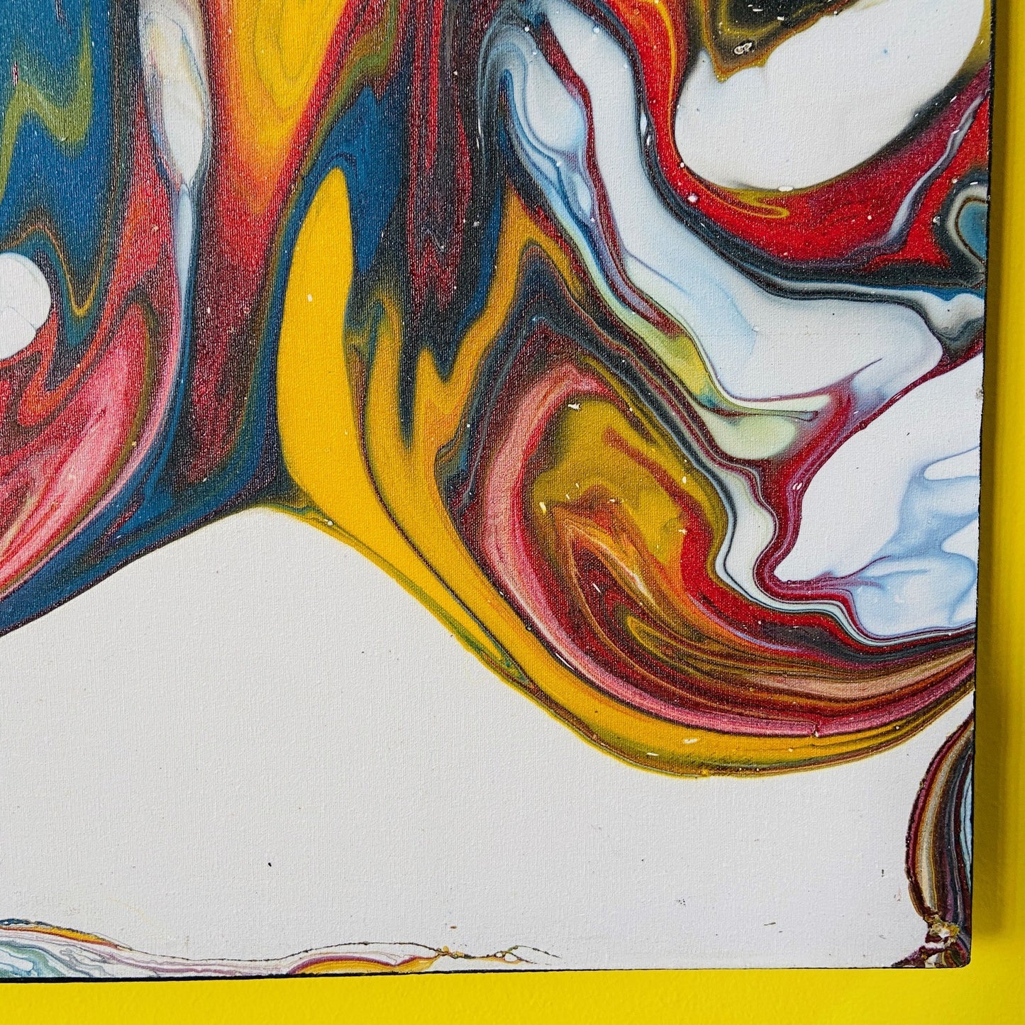 Peinture abstraite sur toile, peinture moderne artisanale