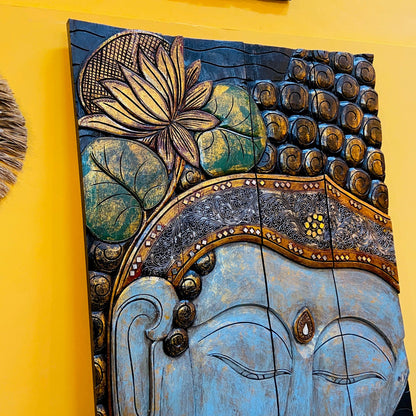 Separe Pieghevole Pannello Buddha Yoga Medita Om