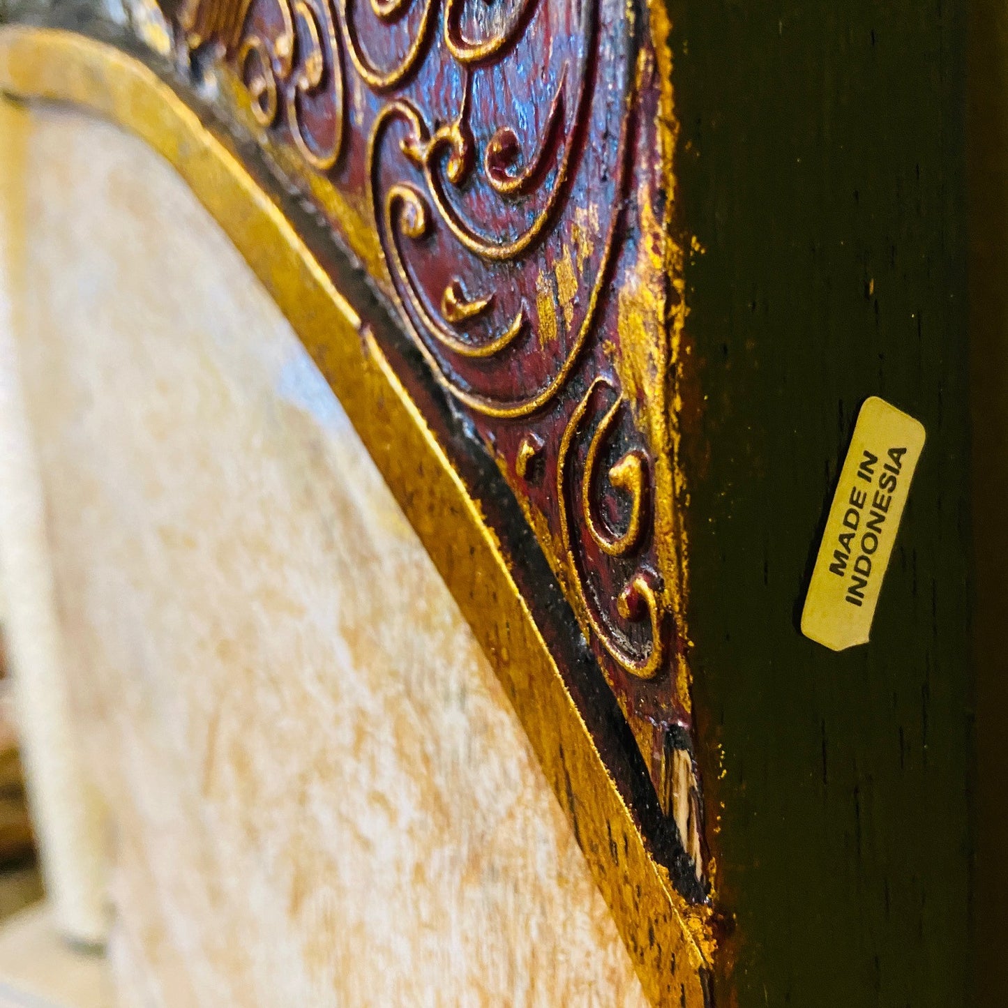 Quadro Buddha legno pannello separé etnico yoga