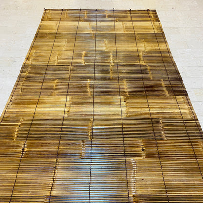 Tapis en bambou, décoration ethnique, séparateur de pièce ou rideau