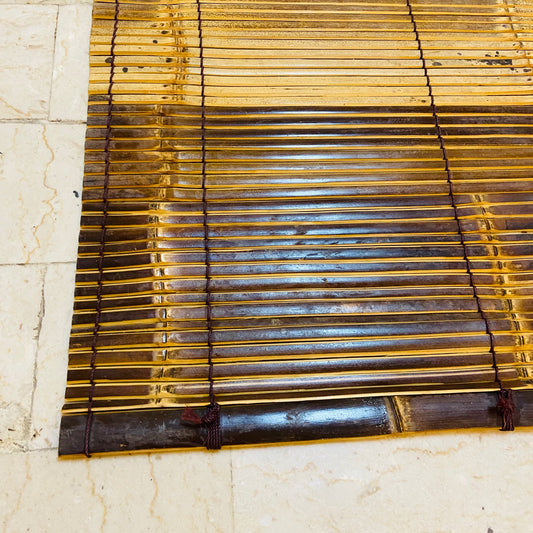 Tapis en bambou, décoration ethnique, séparateur de pièce ou rideau