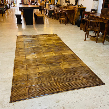 Tapis en bambou, décoration ethnique, séparateur de pièce ou rideau