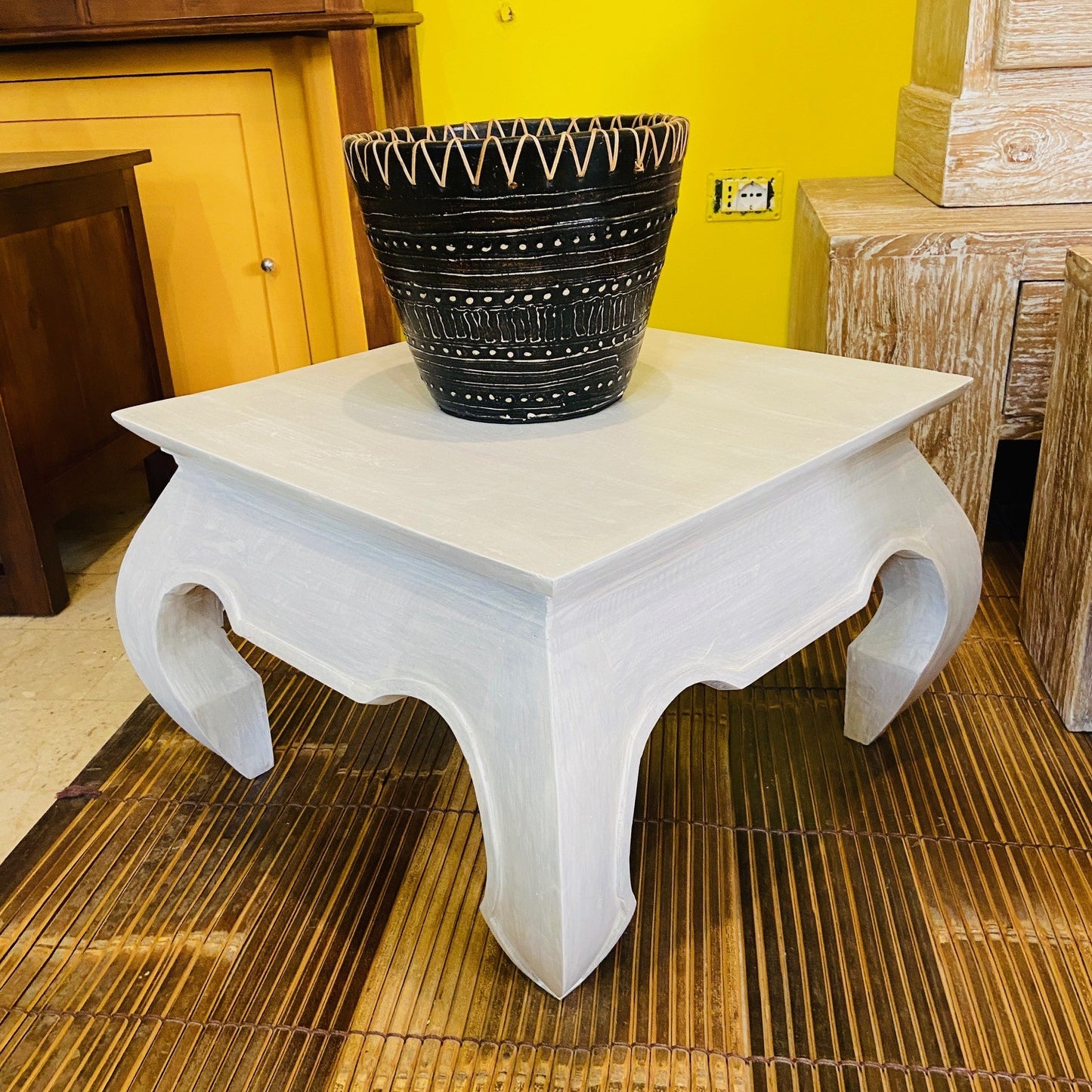 Table basse Opium de salon style ethnique shabby chic