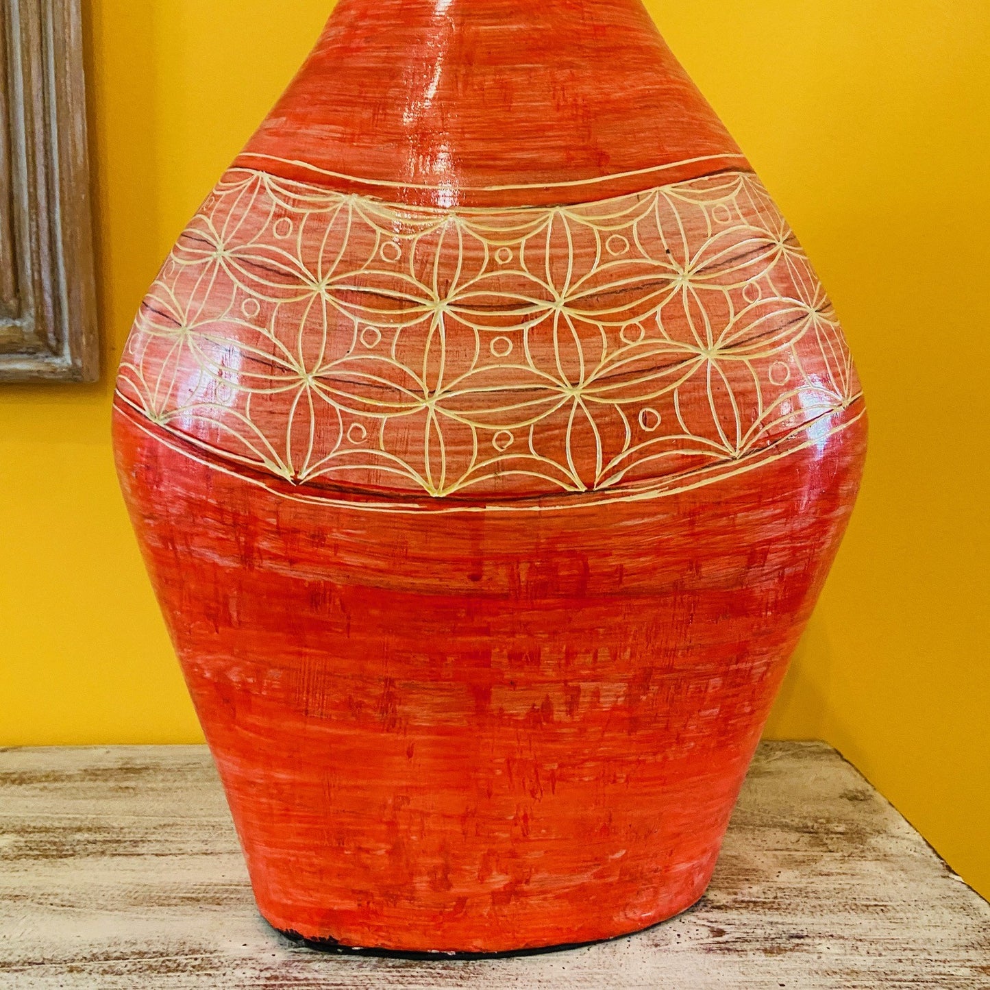 Vasi terracotta porta fiori centro tavola etnico