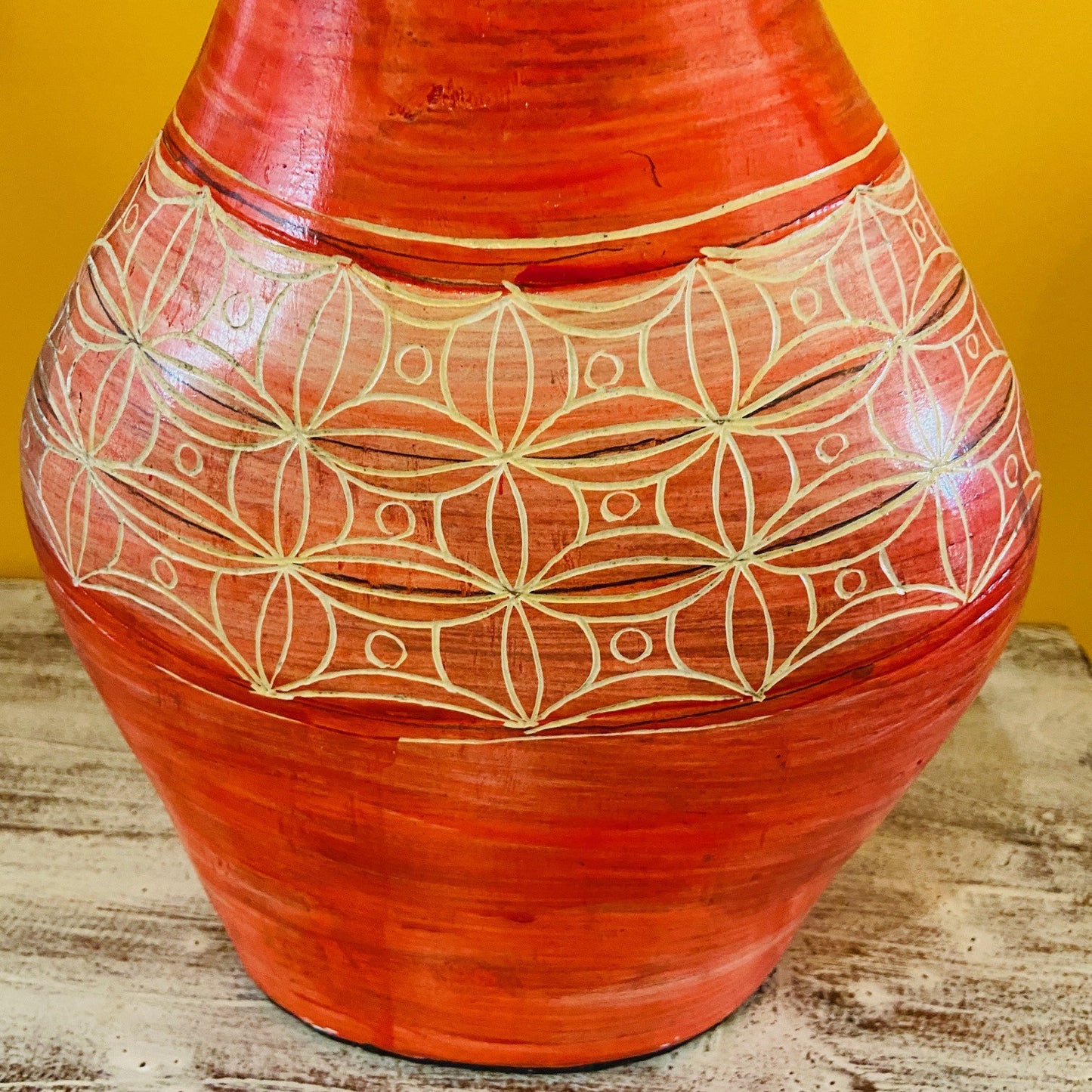 Vasi terracotta porta fiori centro tavola etnico