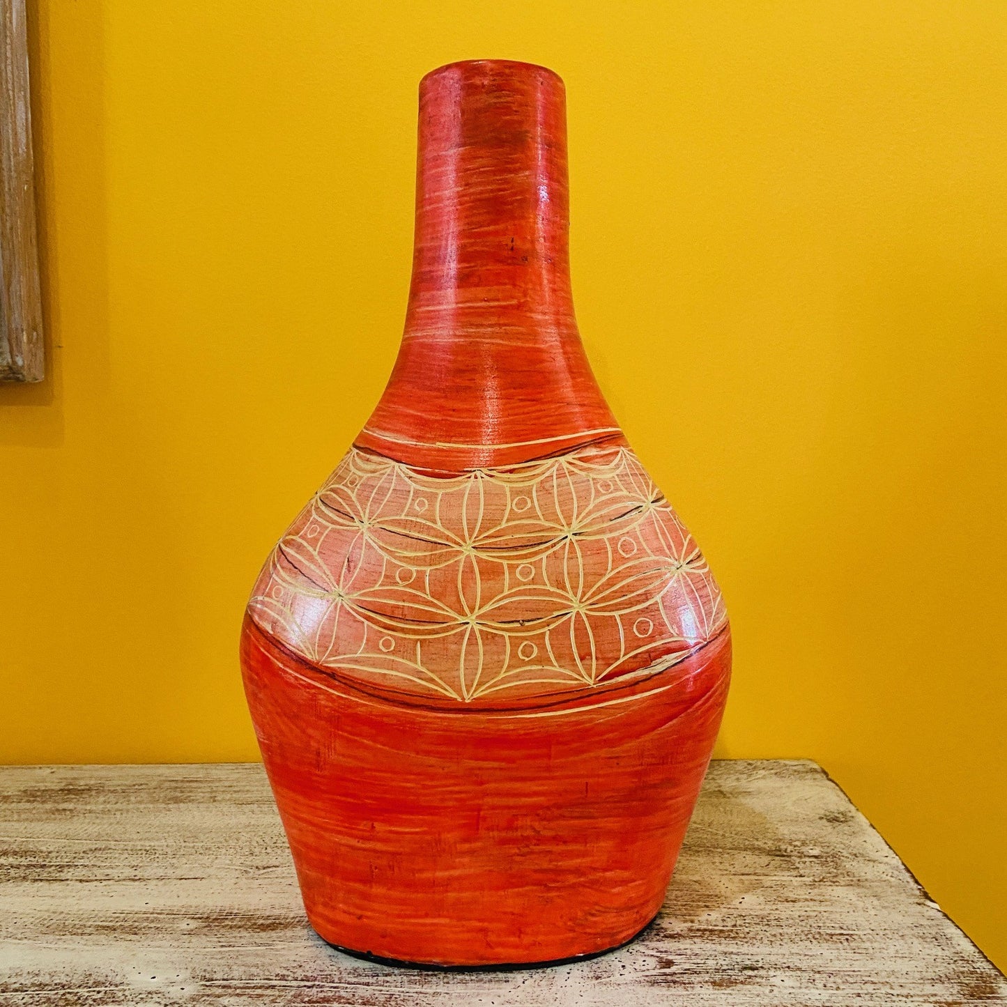 Vasi terracotta porta fiori centro tavola etnico