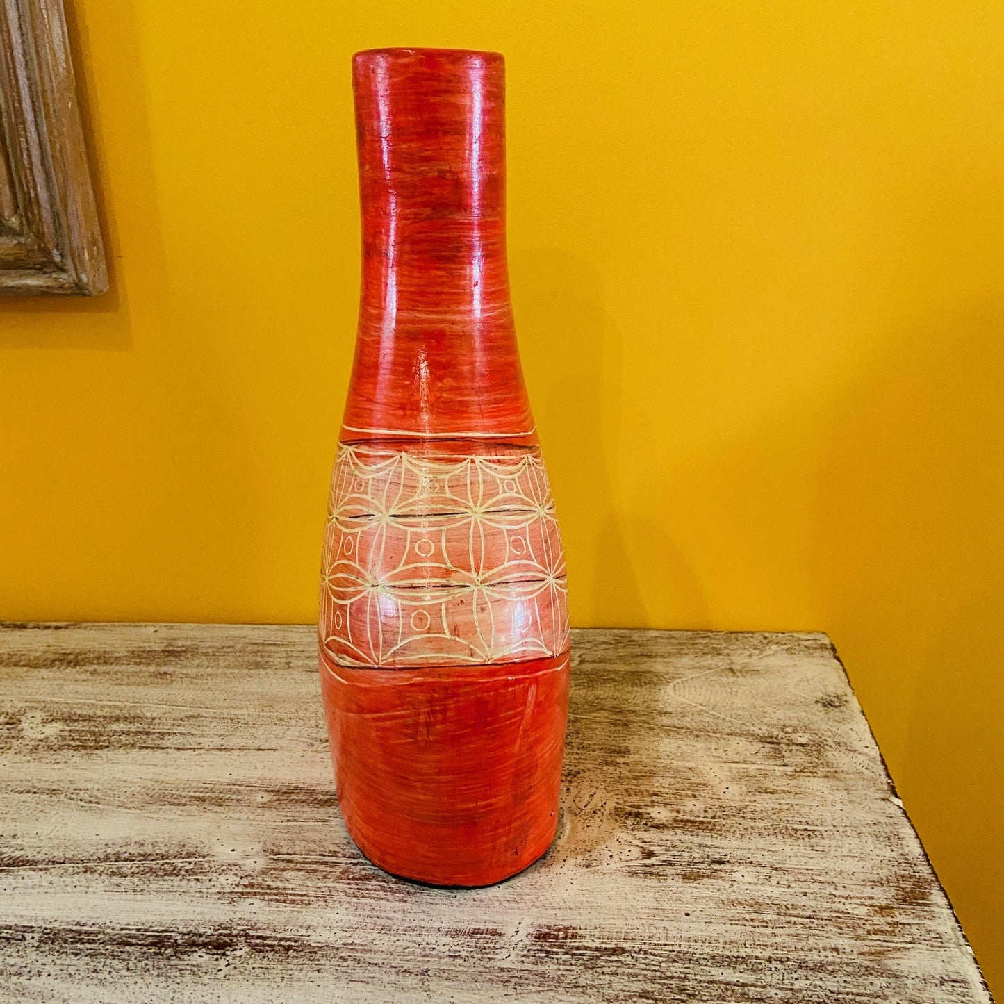 Vasi terracotta porta fiori centro tavola etnico