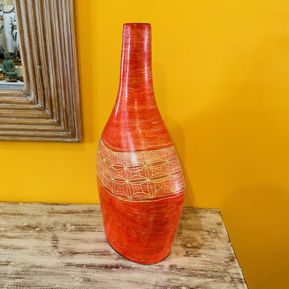 Vasi terracotta porta fiori centro tavola etnico