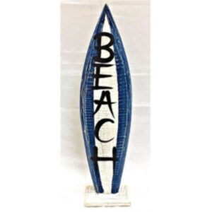 Tavola da surf deco in legno arredamento etnico