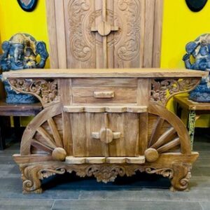 Mobile Etnico Buffet Teak Intagliato