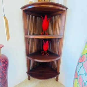 Angoliera etnica in legno teak mobile arte povera - ETNICBAY