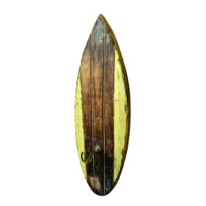 Appendiabiti da parete in legno stile surfista