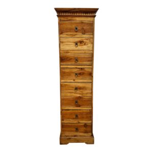 Cassettiera etnica 8 cassetti in legno teak - ETNICBAY