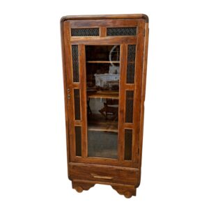 Credenza vetrinetta vintage anni 60 70 legno teak - ETNICBAY