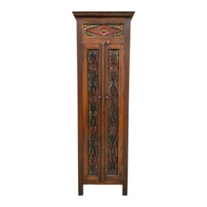 Credenza etnica armadio a colonna  in legno teak - ETNICBAY