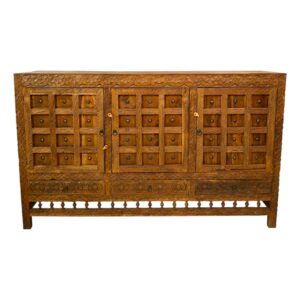Credenza etnica mobile vintage buffet in teak porta tv - ETNICBAY