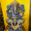 Ganesh statua elefante sacro in pietra divinità - ETNICBAY