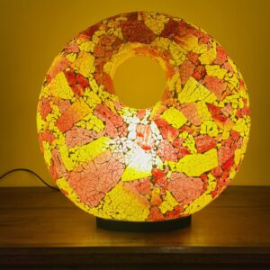 Lampada Ancora Romana Abatjour Etnica Rotonda
