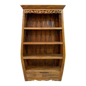 Libreria etnica in legno teak mobile espositore