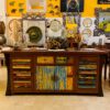 Mobile etnico buffet teak porta tv credenza madia - ETNICBAY