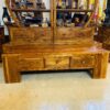Tavolino Salotto Minimal In Legno Teak Porta Tv - ETNICBAY
