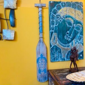 Pagaia tartaruga decorativa arredamento etnico - ETNICBAY