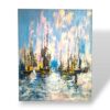 Quadro etnico marino dipinto imbarcazioni - ETNICBAY