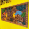 Pannello decorativo paesaggio orientale in legno - ETNICBAY
