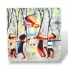 Quadro etnico acrilico su tela cubismo contemporaneo - ETNICBAY