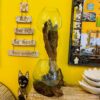 Vaso Vetro Soffiato Radice Acquario Ampolla Art - ETNICBAY