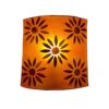 Applique etnica arancione con inserti in madreperla - ETNICBAY