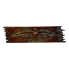Buddha quadro in legno Arredamento etnico yoga om - ETNICBAY